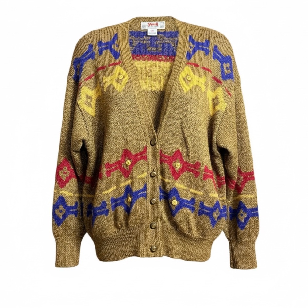 VTG Yarell 90s Wool Blend Cardigan/Sweater Size Large